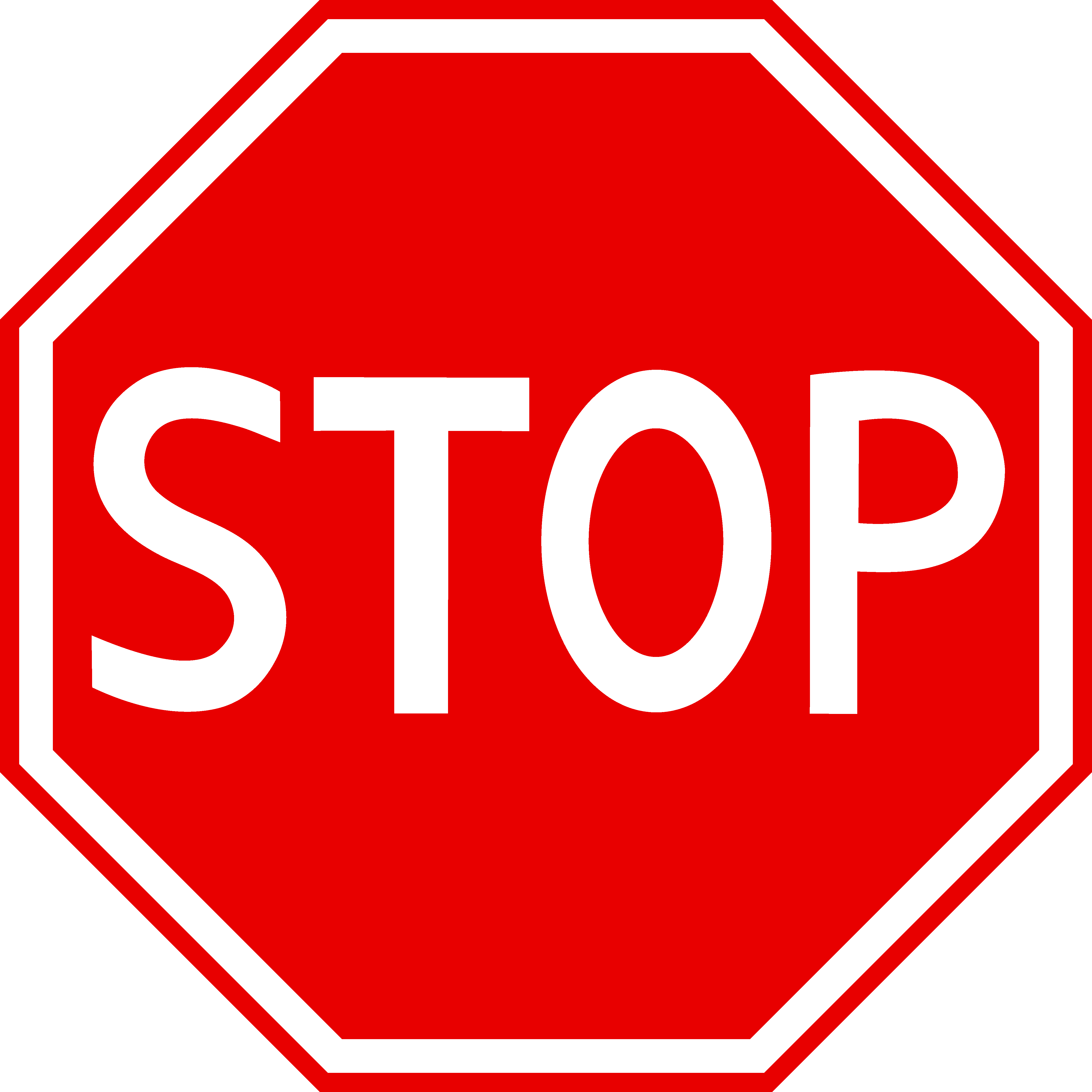 Clip art stop sign