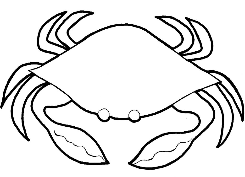 Crab Coloring Pages - Whataboutmimi.com