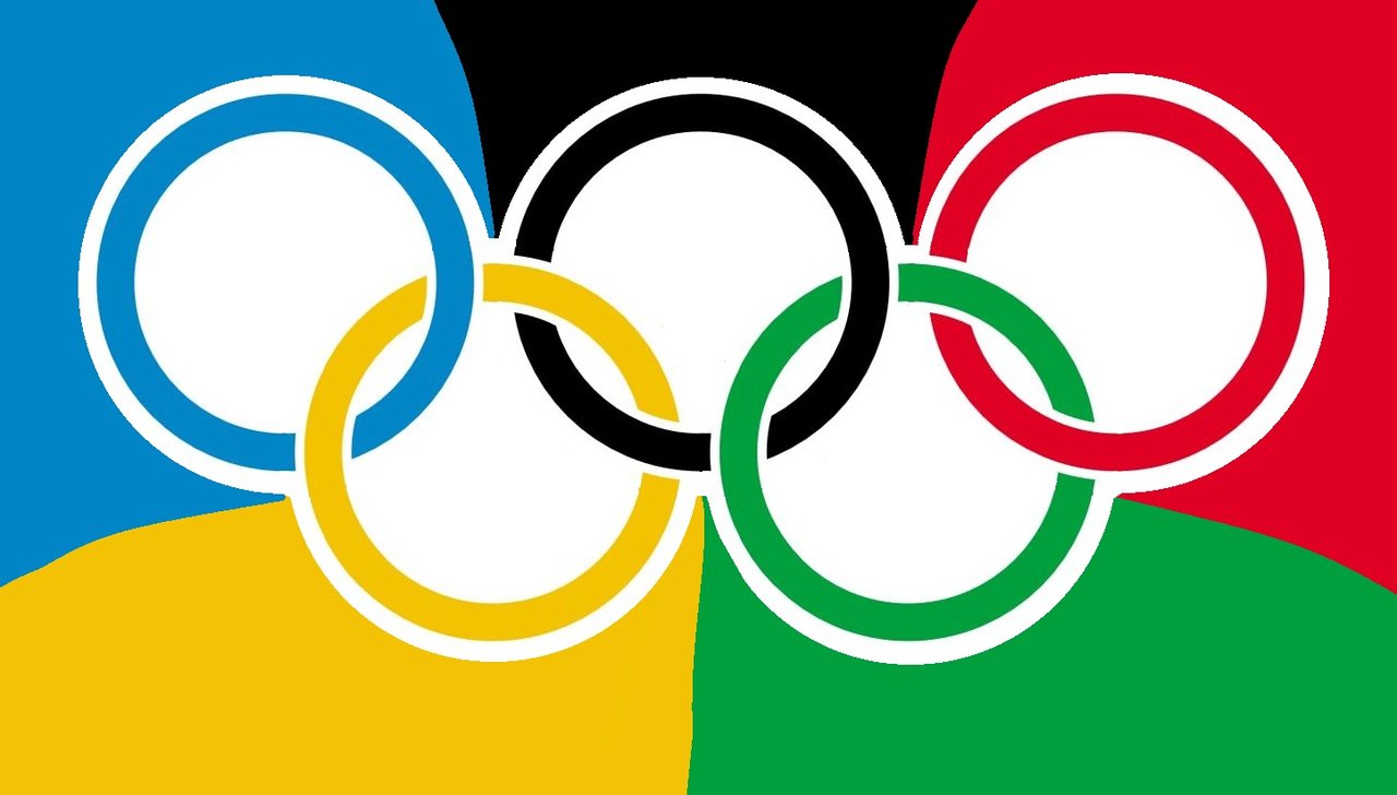 Olympic Rings On White - Cliparts and Others Art Inspiration