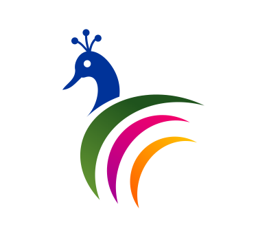 Vector peacock colour logo download | Vector Logos Free Download ...