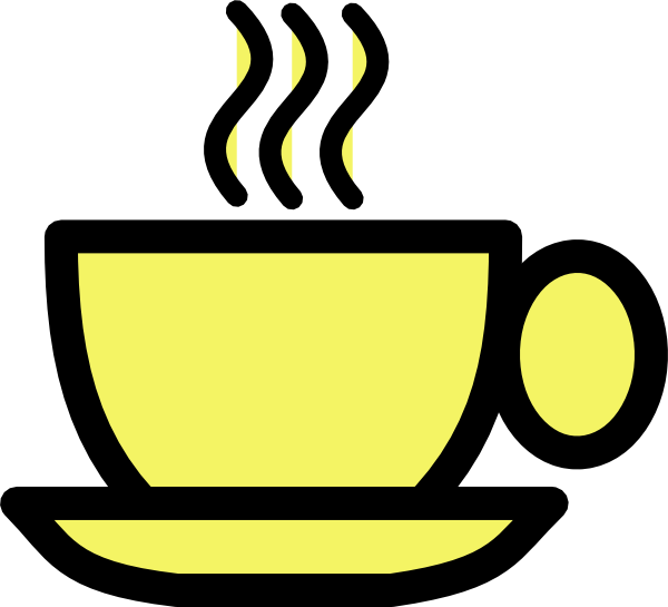 Yellow Coffee Cup Clipart