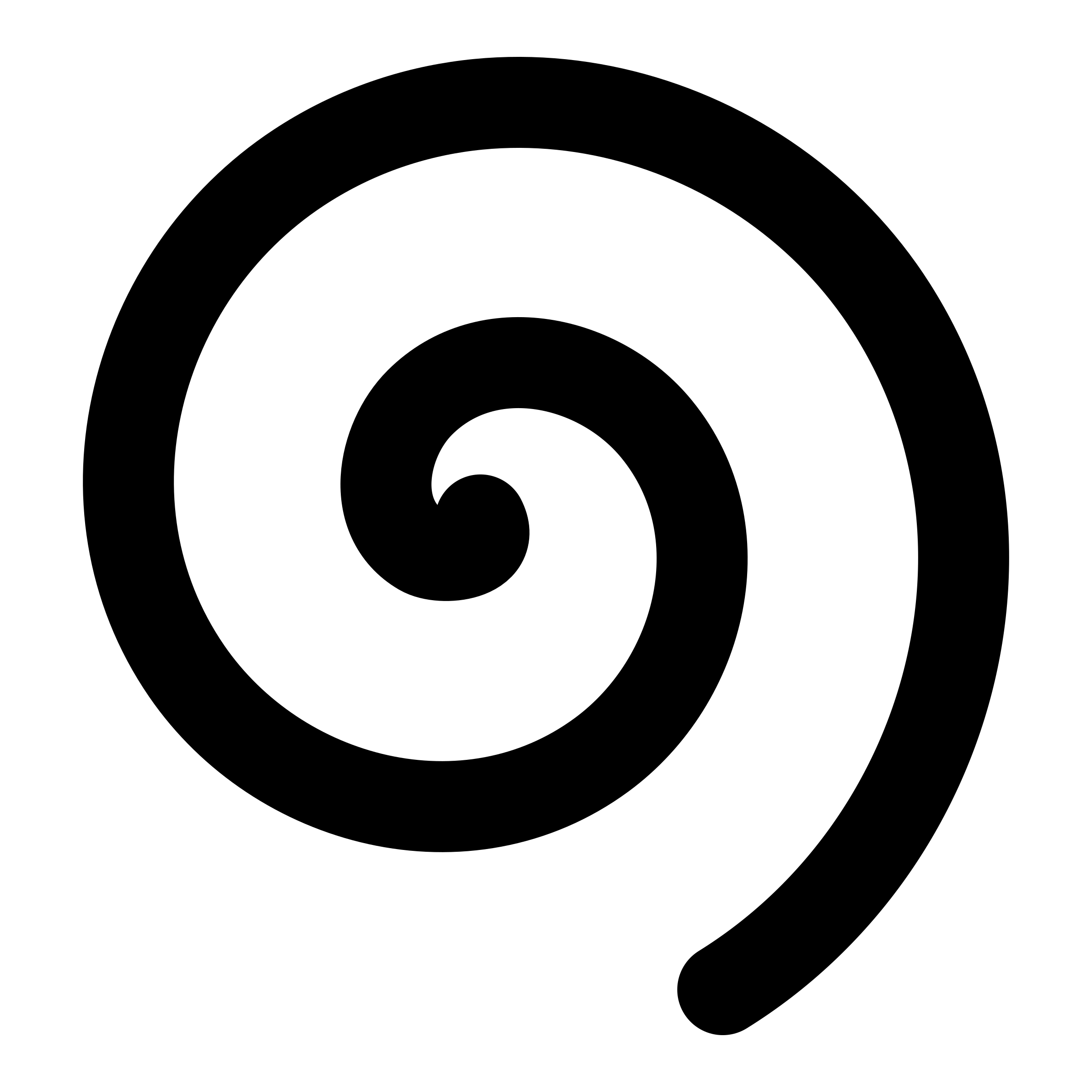 Clipart - mono 14 spiral
