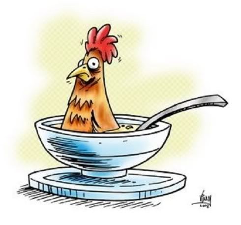 Chicken soup clipart