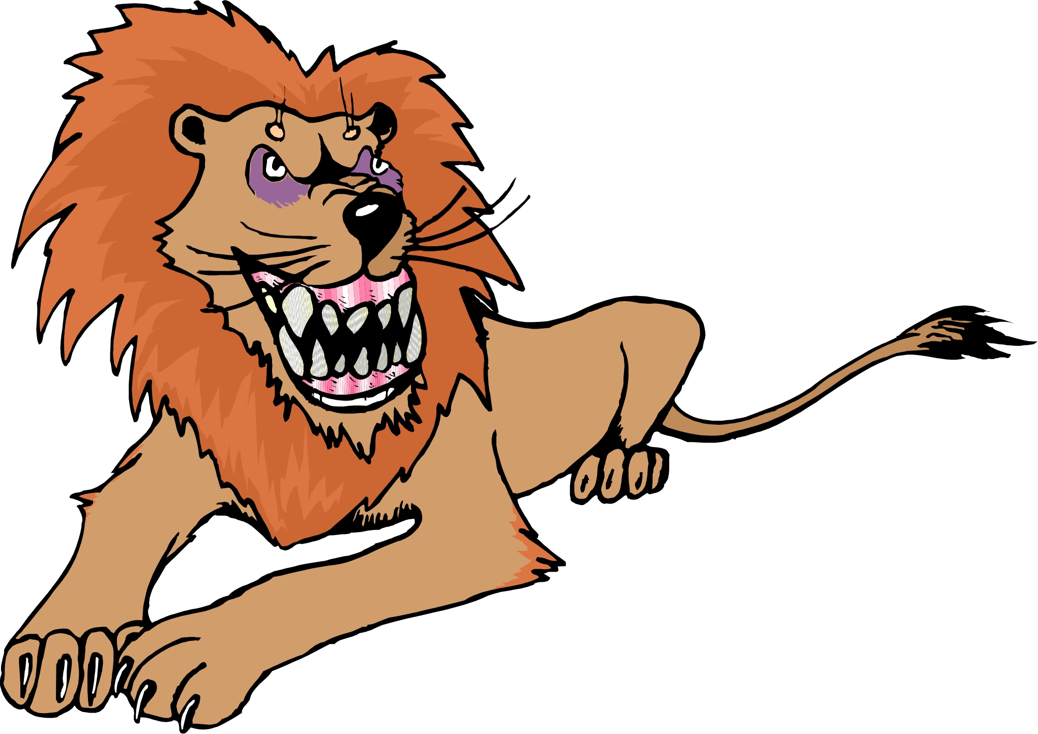 Lion Caricature - Caricature Style Tips Trick