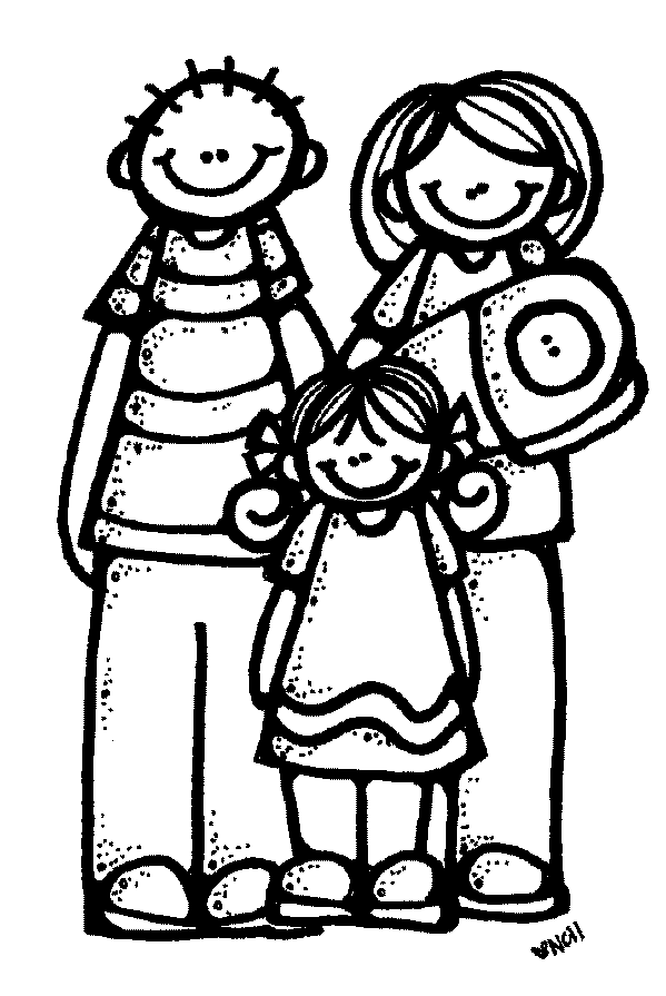 Best Family Clipart Black and White #28389 - Clipartion.com