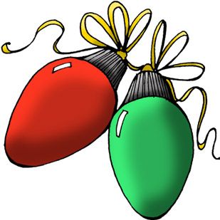 Christmas Light Bulb Clip Art - Tumundografico