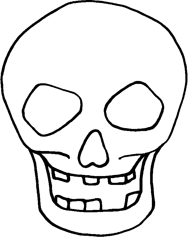 Skull Outline Drawings - ClipArt Best