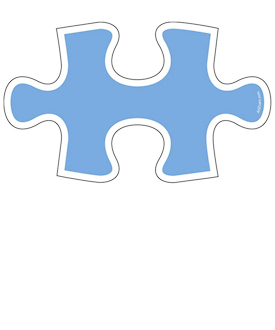 Blue Puzzle Piece - ClipArt Best