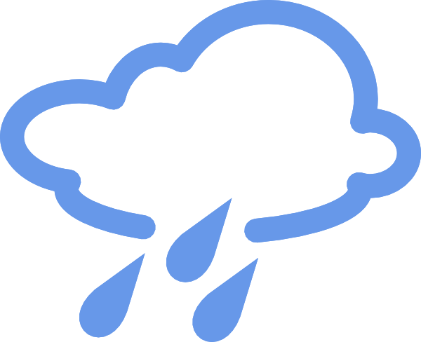 Rain Weather Symbol - ClipArt Best