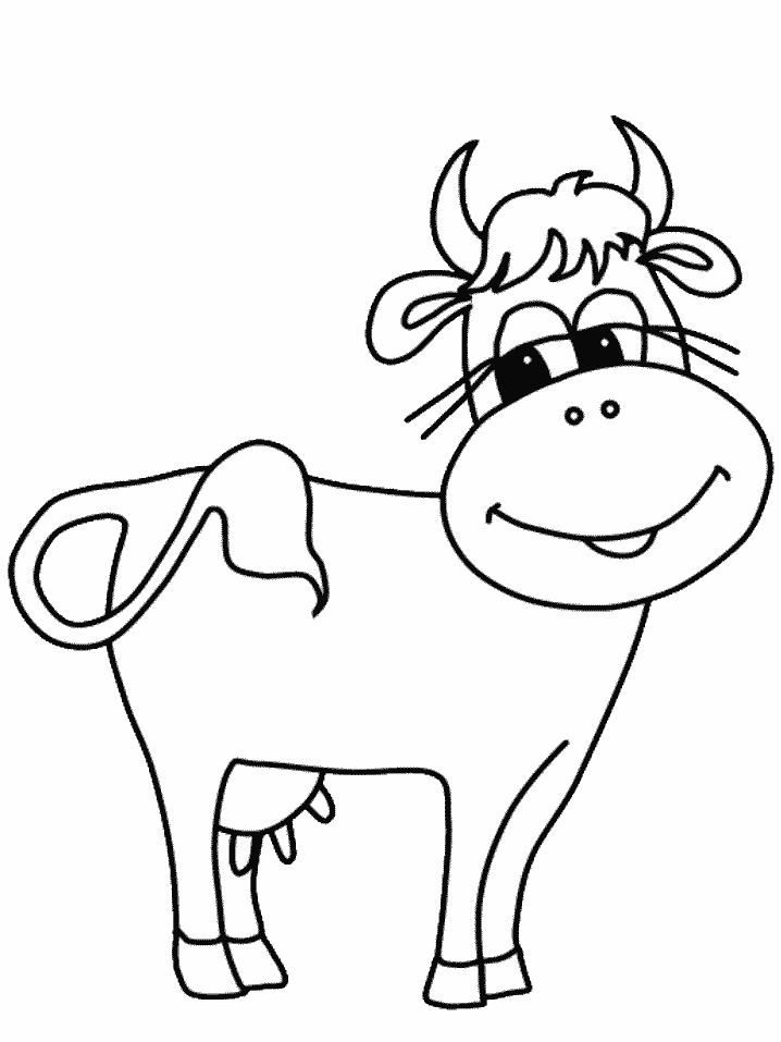cute cows Colouring Pages (page 2)