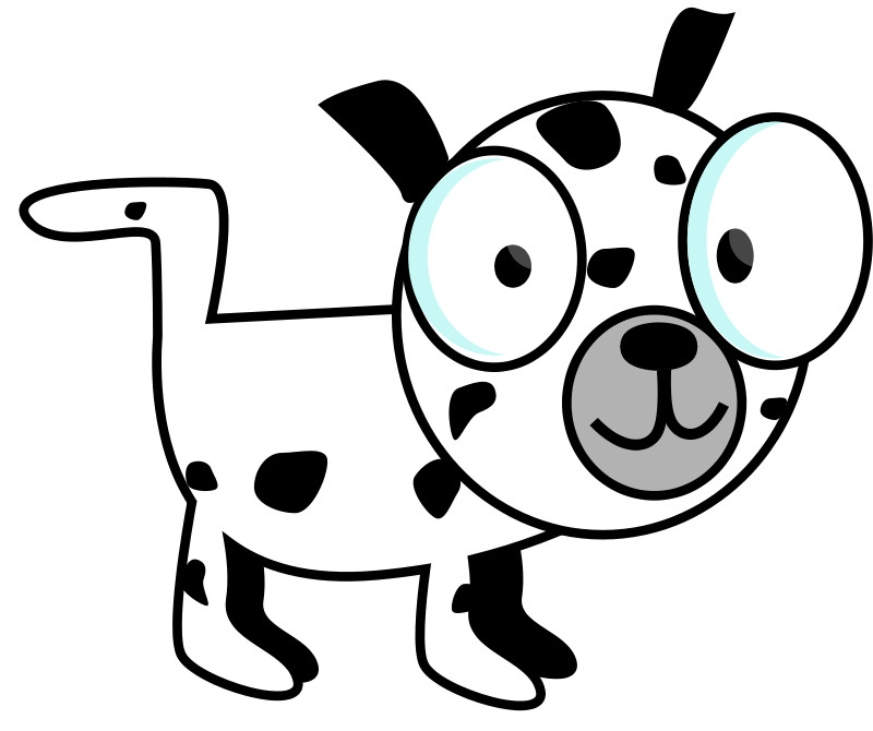 Clipart - Dalmatian dawg