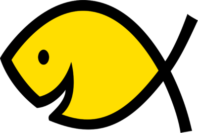 American Christian Fish Symbol Clipart
