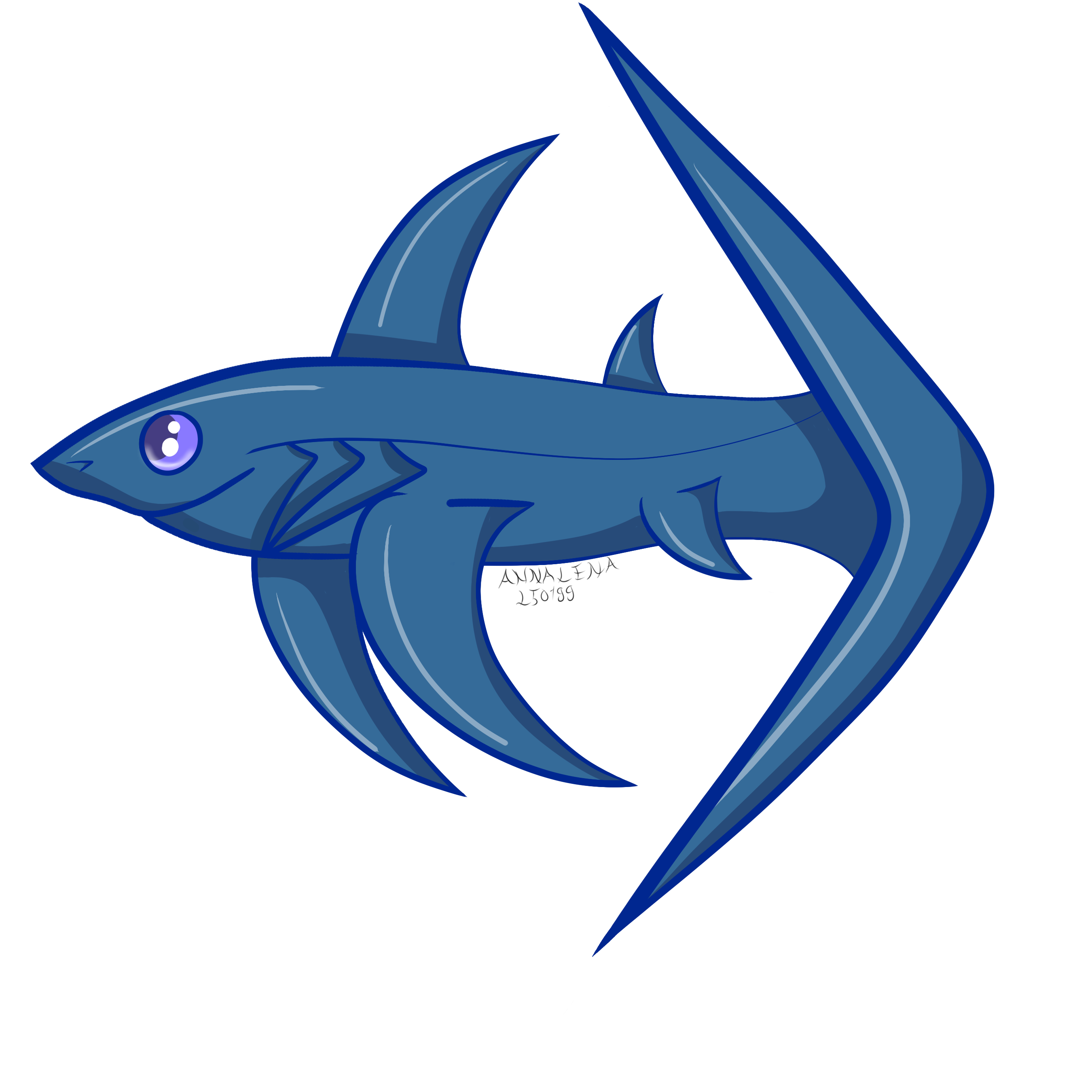 Shark Lineart - ClipArt Best