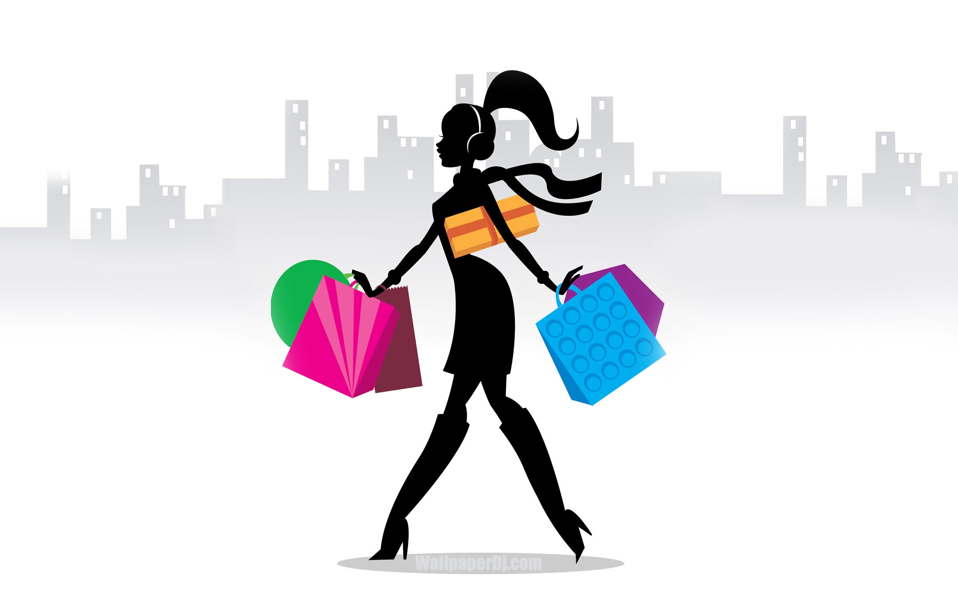 Shopping Girl wallpaper - 391410