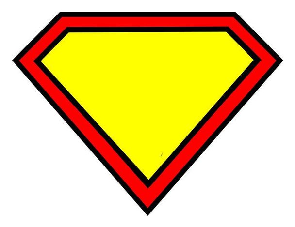 Superman Logo Blank Clipart - Free to use Clip Art Resource