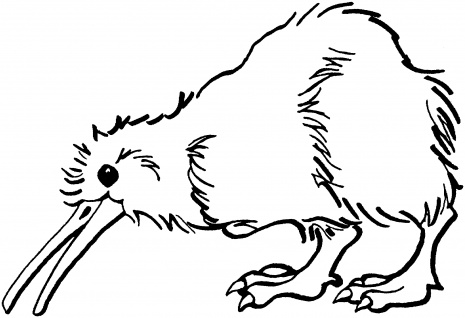 Kiwi is Looking for Food coloring page | Super Coloring - ClipArt ...