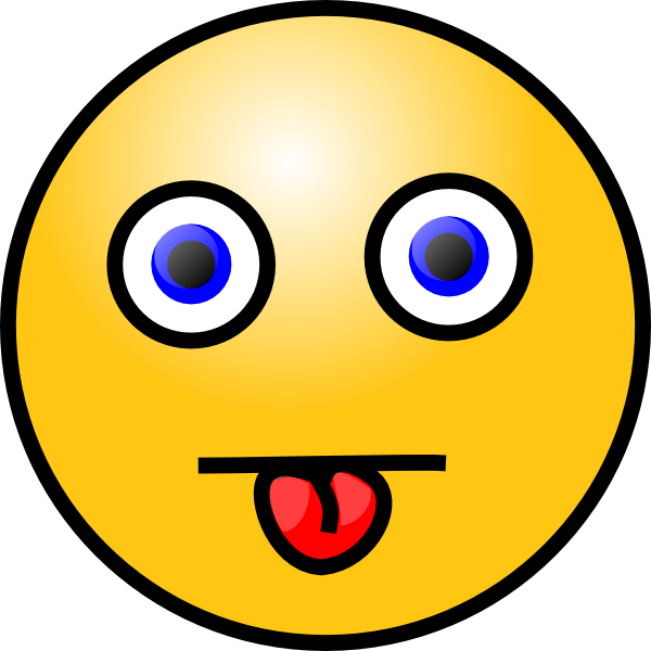 Funny Face Tongue Clipart