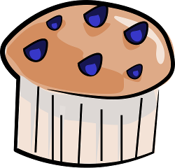 Clipart blueberry muffin