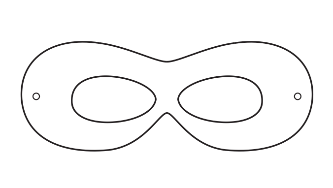 ninja eye mask pattern