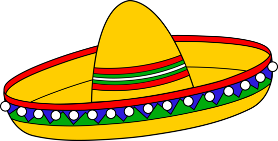 Clipart sombrero mexicano