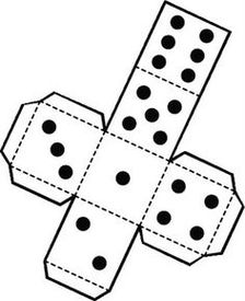 Printable Dice Pattern Clipart - Free to use Clip Art Resource