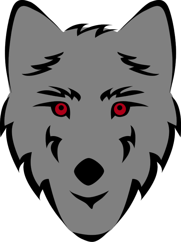 Wolf Head Stylized - color variation C