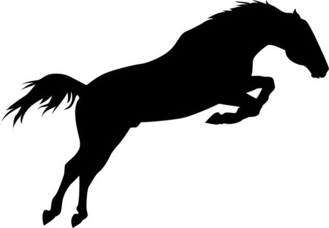 Jumping Horse Stencil - Farmhouse - Wall Stencils - by Stencil Ease