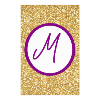 Letter M Stationery | Zazzle