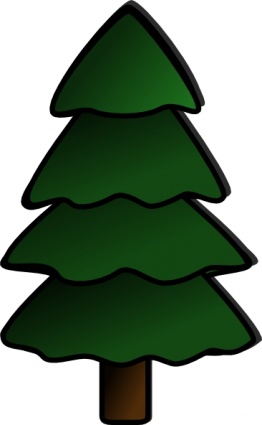 Clipart of pine tree