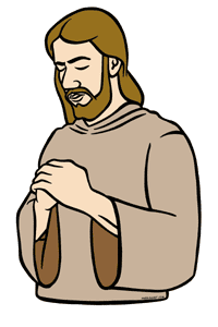 Cartoon jesus clipart