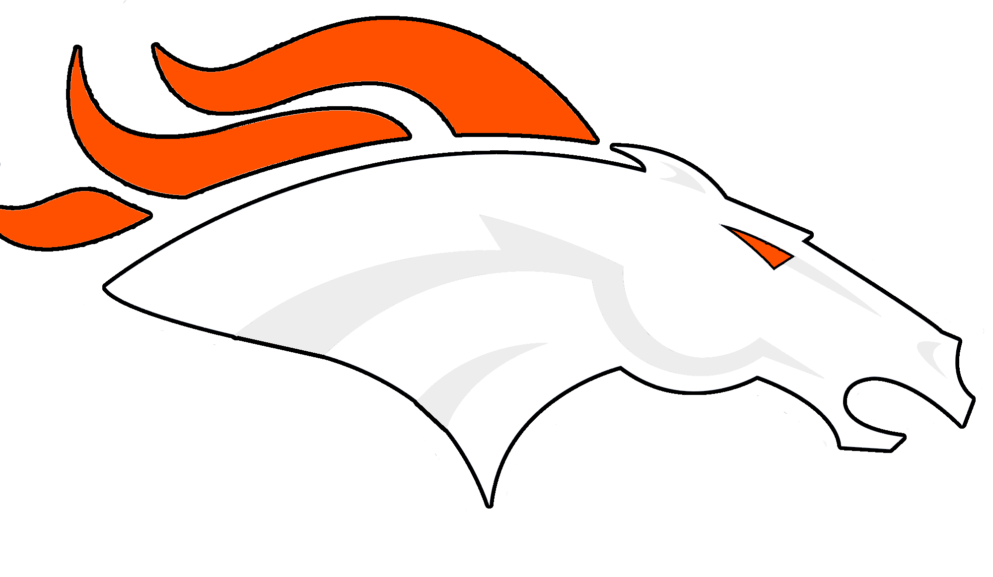 Bronco Football Drawing - ClipArt Best