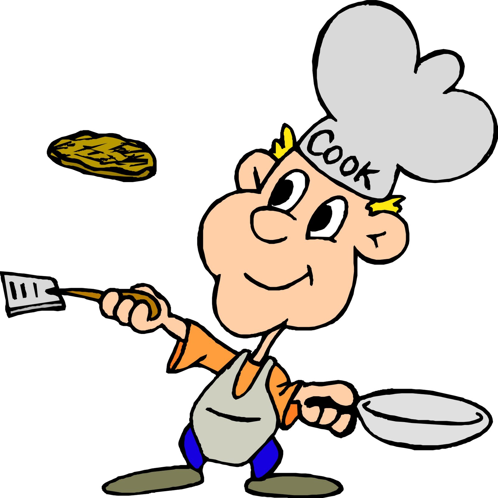 Elementary school cook clipart