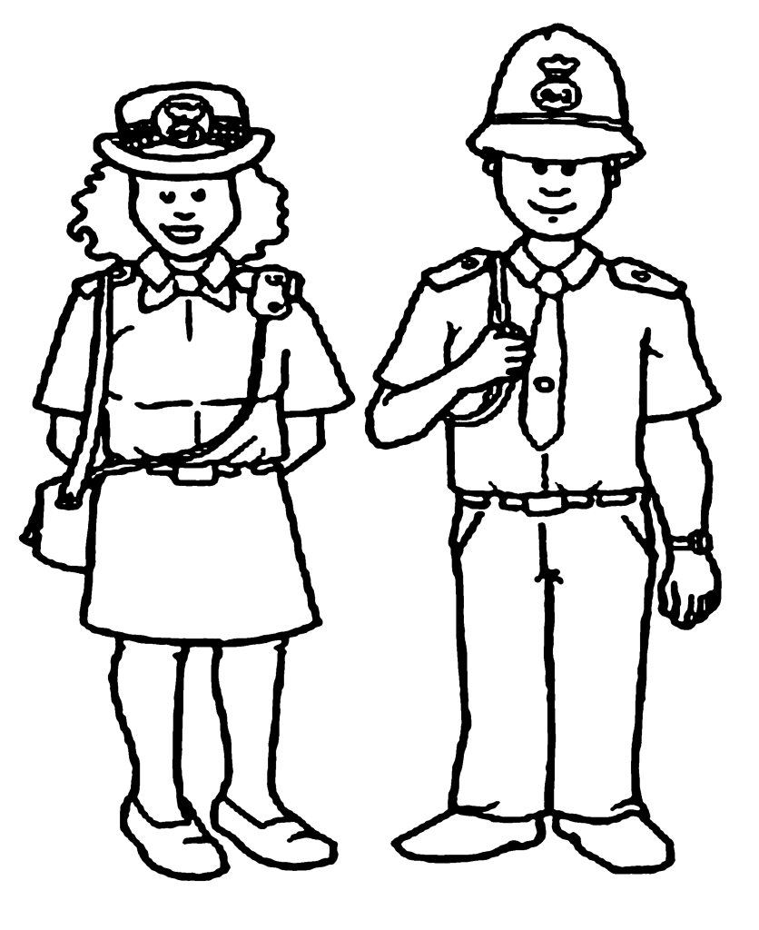 New Coloring Page: Free Policeman England Color Pages Police ...