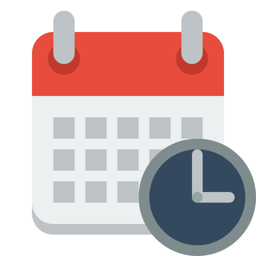 Calendar, clock icon | Icon search engine