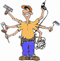 Handy man clipart