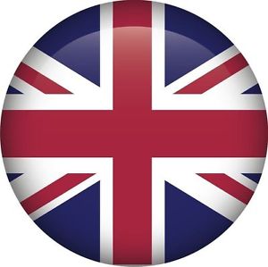 Union Jack National Flag UK GB Round Icon Sticker Decal Graphic ...