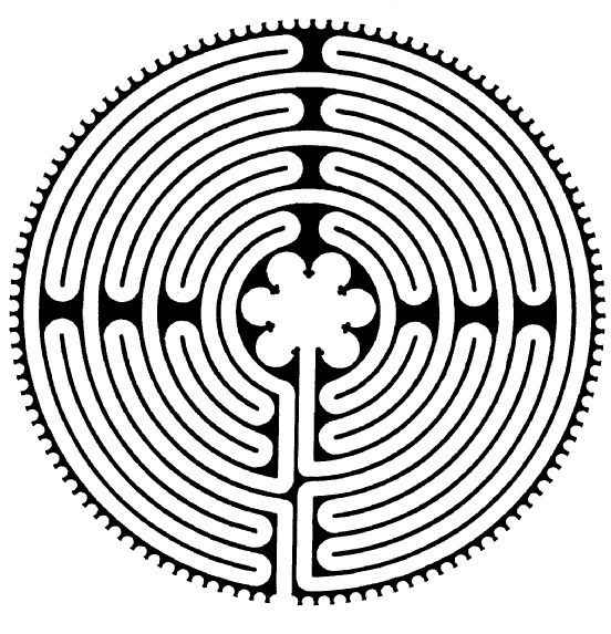 chartres labyrinth clipart