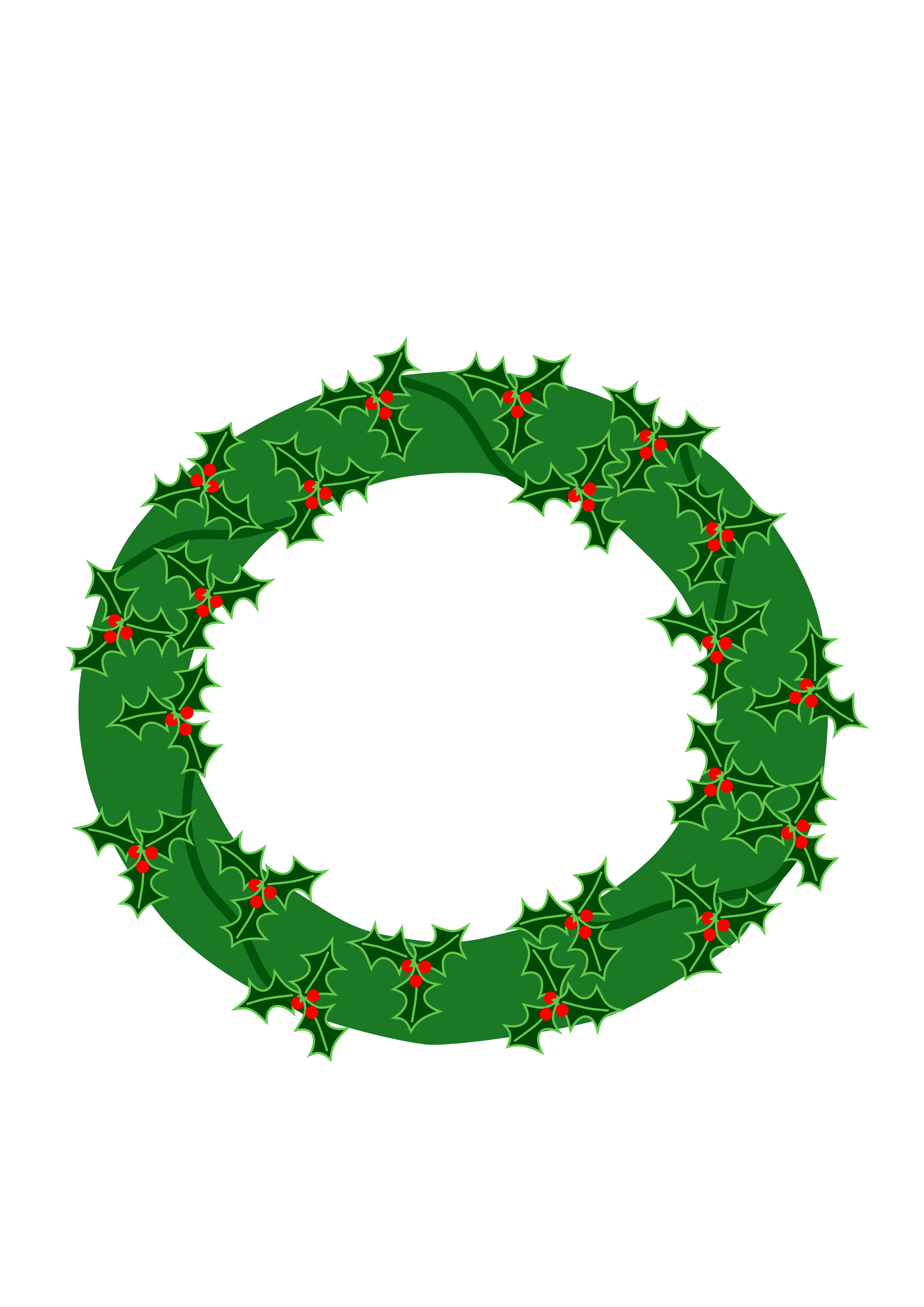 Christmas Wreath Graphic - ClipArt Best