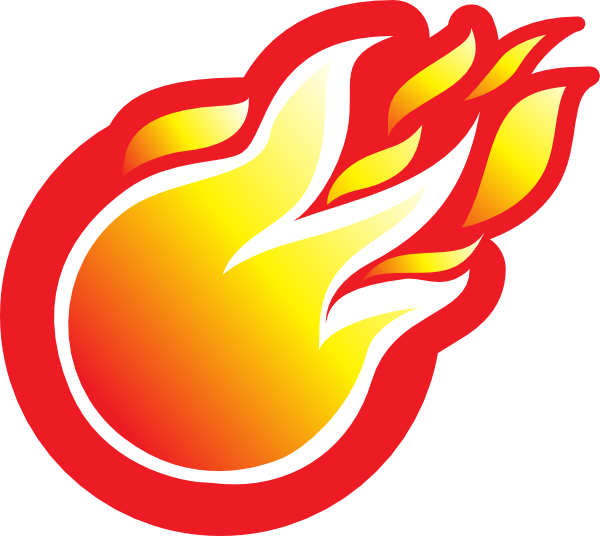 Fire Ball Icon clip art - vector clip art online, royalty free ...