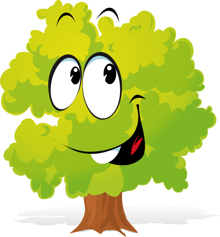 Clipart - Cartoon Tree