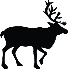 Reindeer Silhouette - ClipArt Best