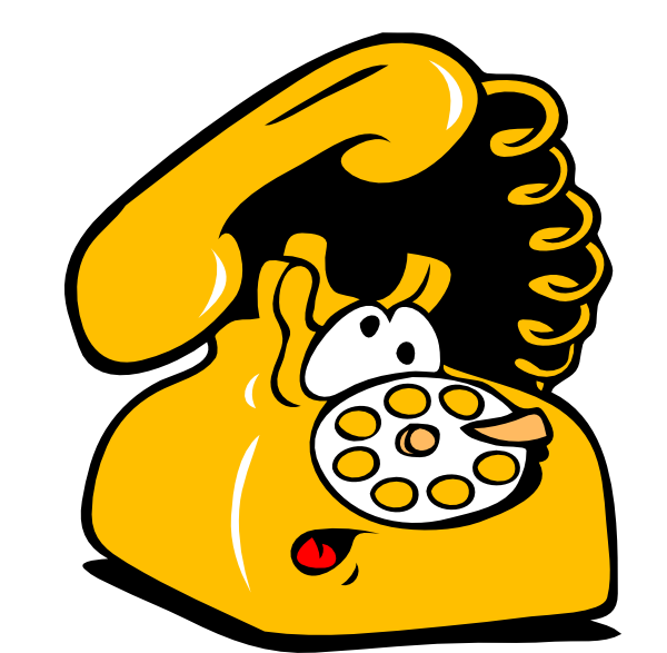 Clipart telephone ringing