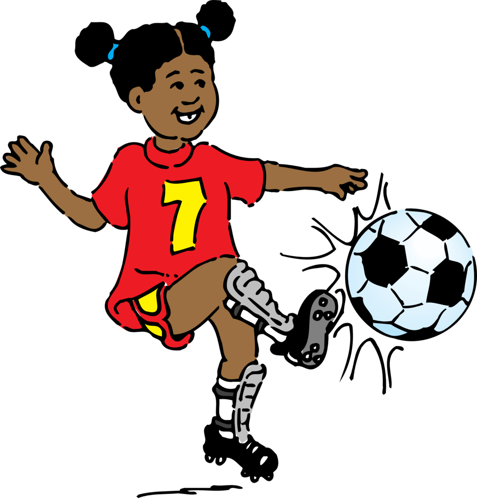 Someone Kicking Ball - ClipArt Best