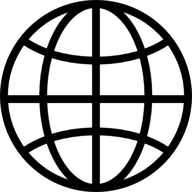 globe grid clipart