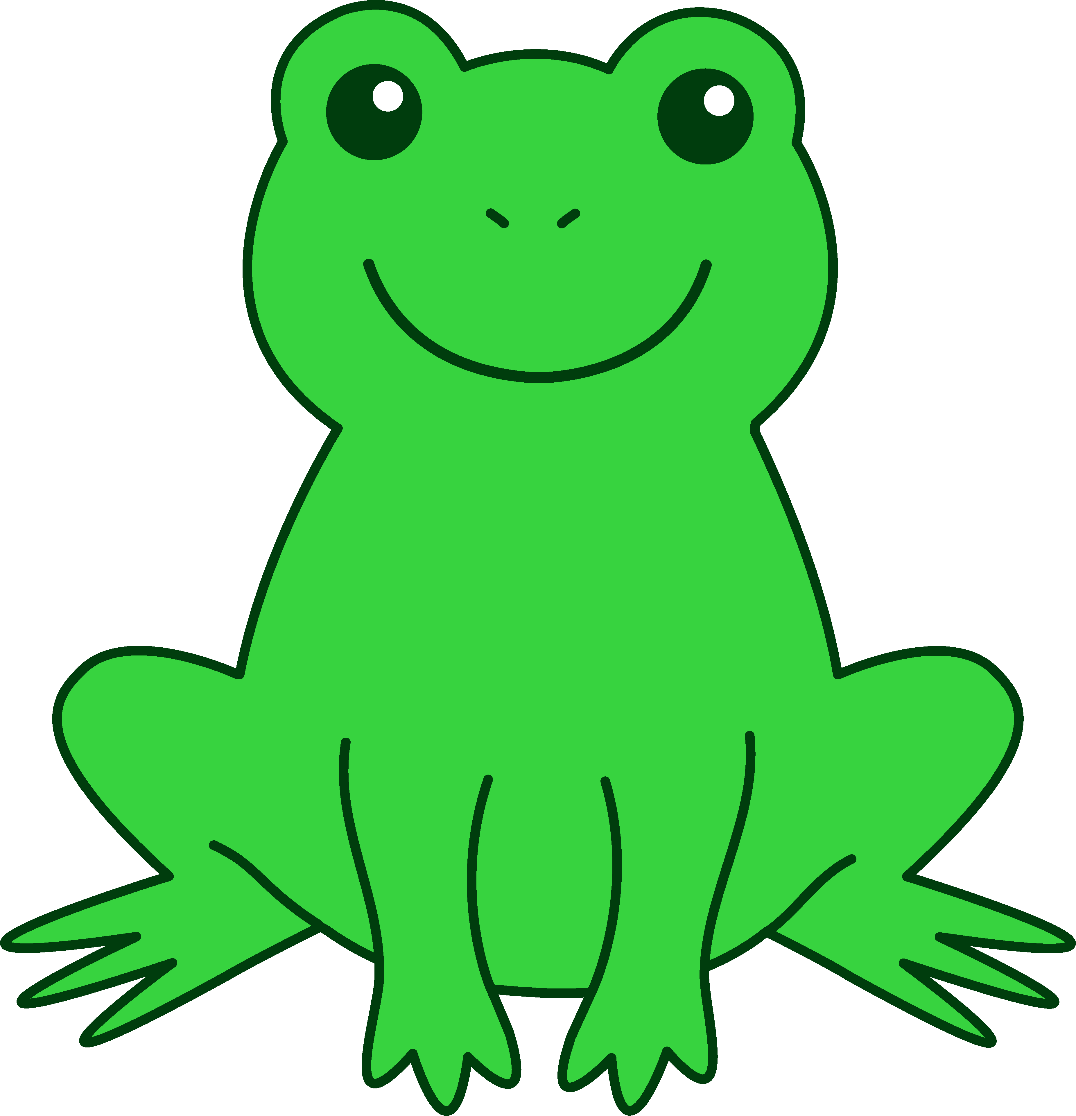 Frog Outline Clipart | Free Download Clip Art | Free Clip Art | on ...