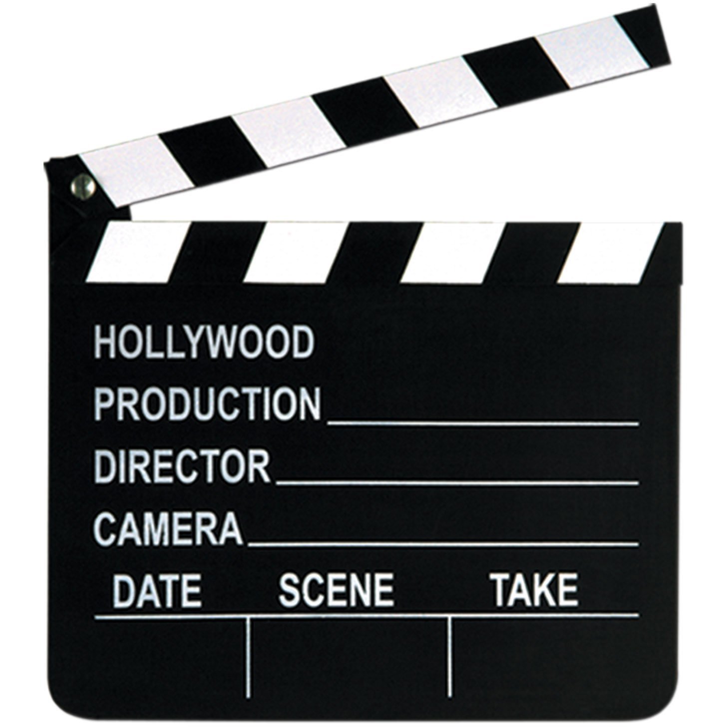 Amazon.com: Beistle 50715 Movie Set Clapboard, 8" x 7", Black ...