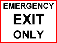 Safety Signs - Exit Signs - Page 1 - InkAce