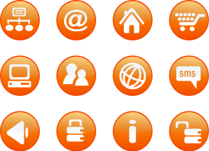 icons orange web candy small clipart 300pixel size, free design ...