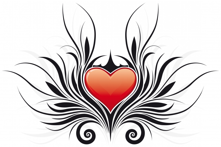 Tribal Heart Tattoo Meaning Clipart Best