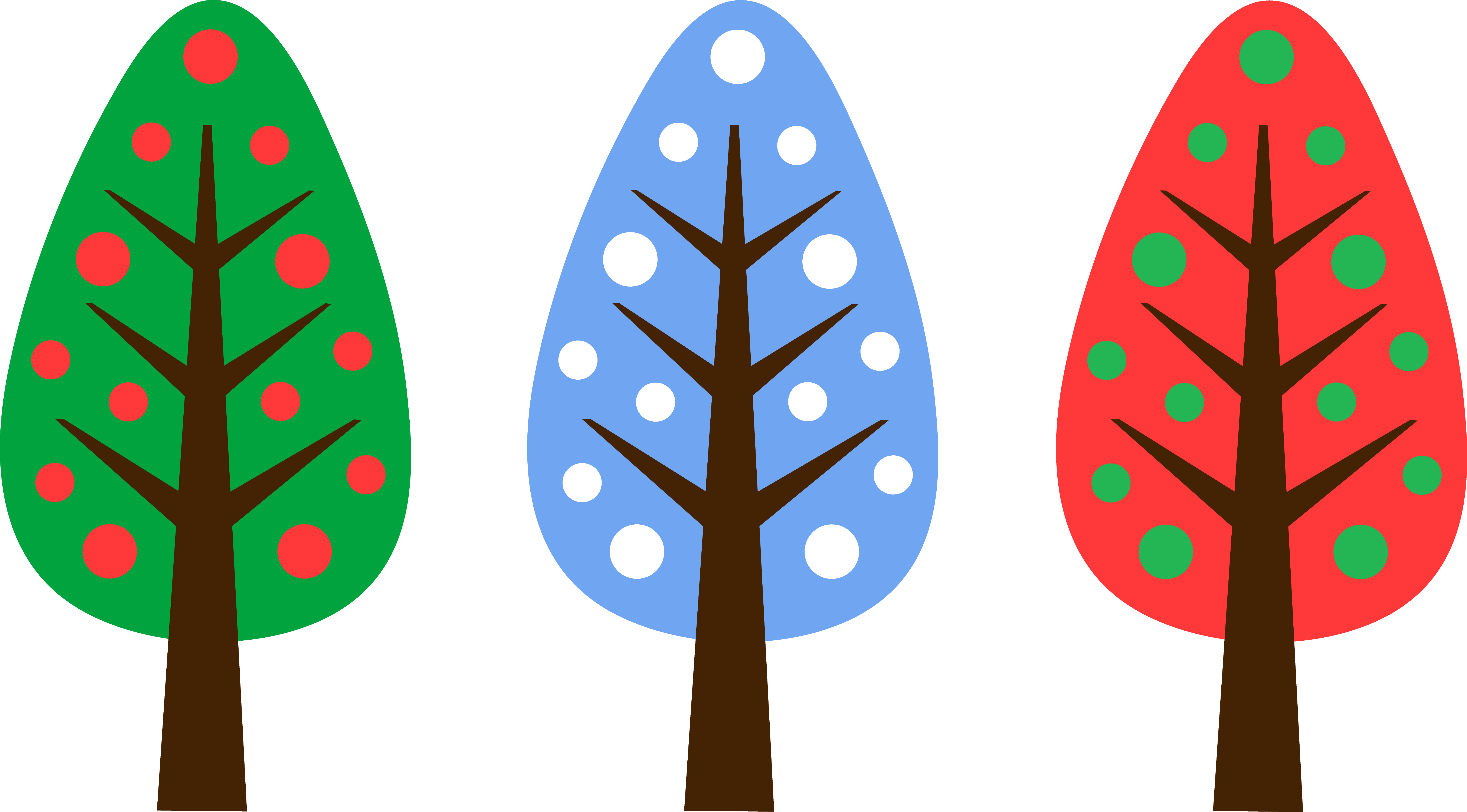 Christmas Tree Border Clipart - Free Clipart Images